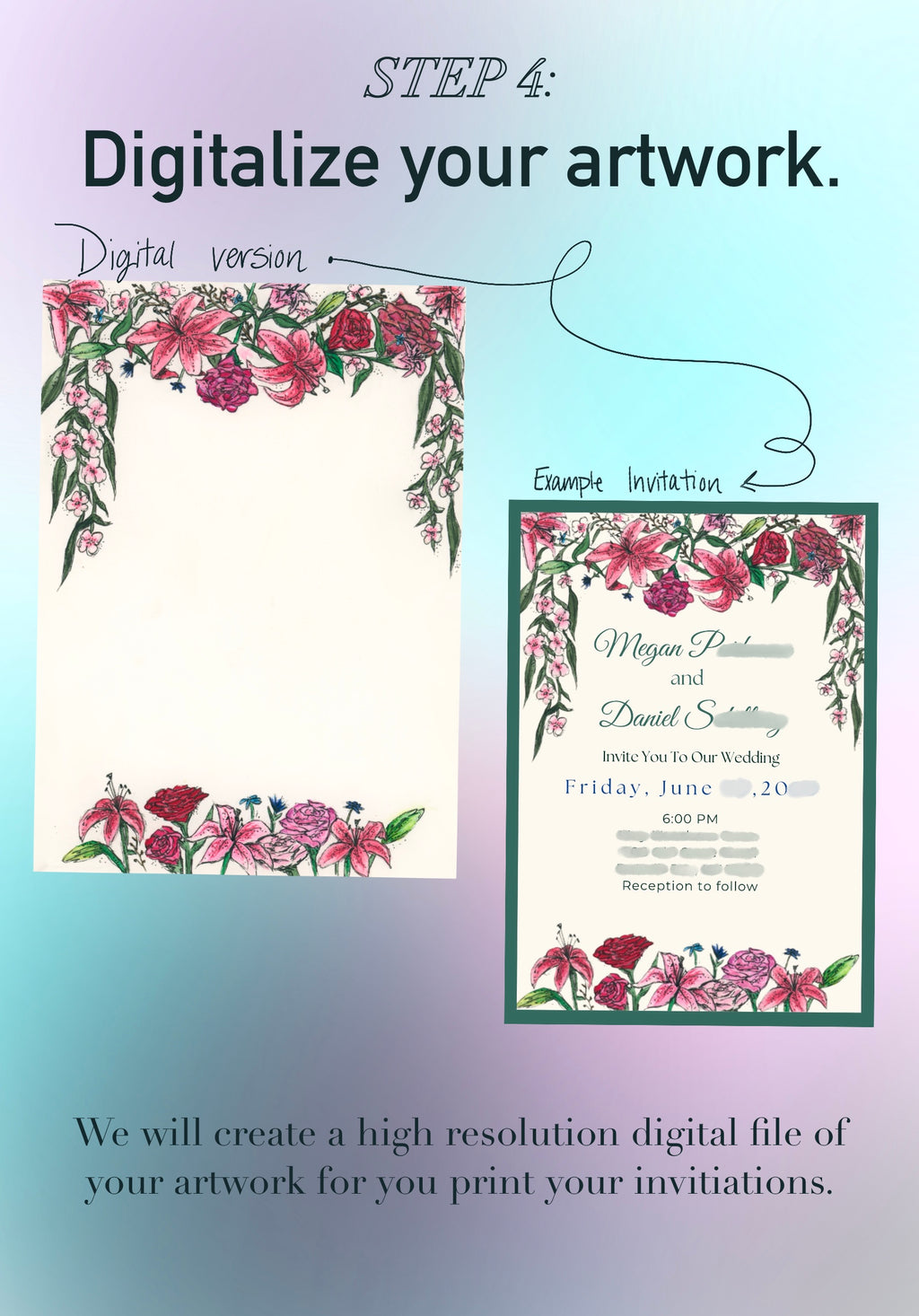 Custom Wedding Invitation